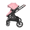 Passeggino VIOLA+ADAPTERS con coprigambe PINK